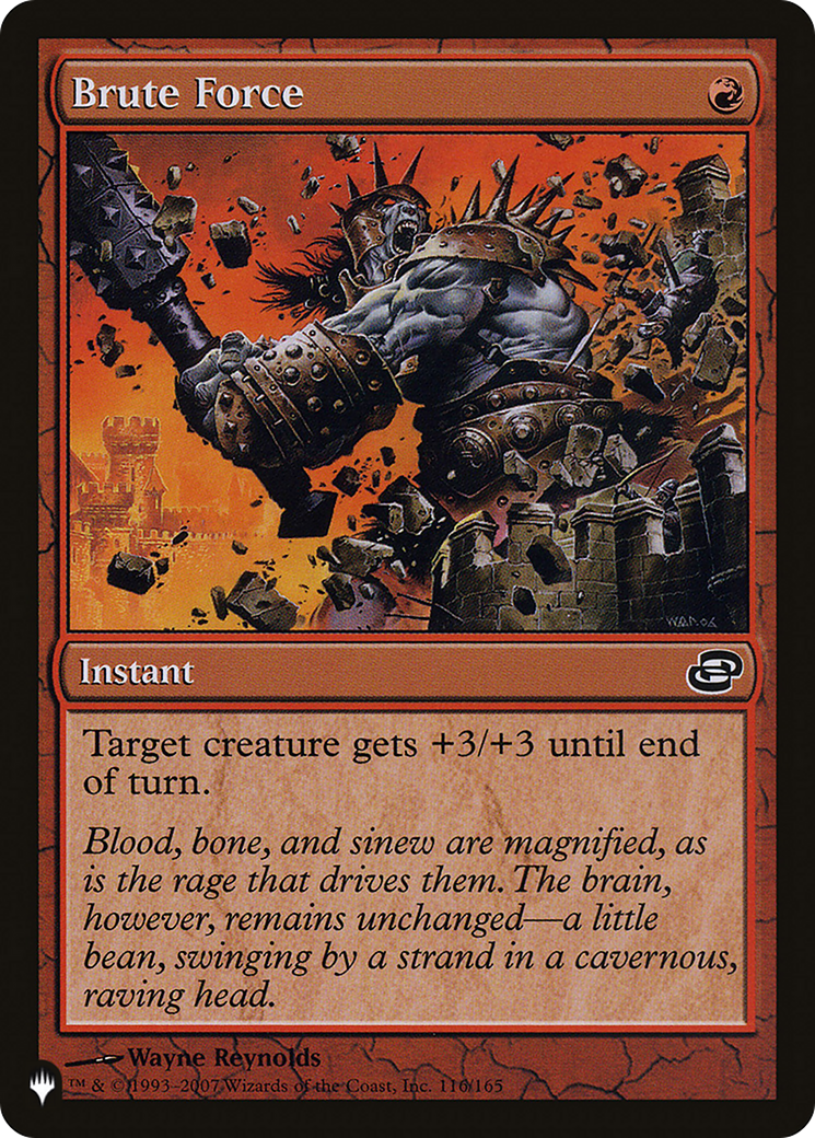 Brute Force [The List Reprints] | Enigma On Main