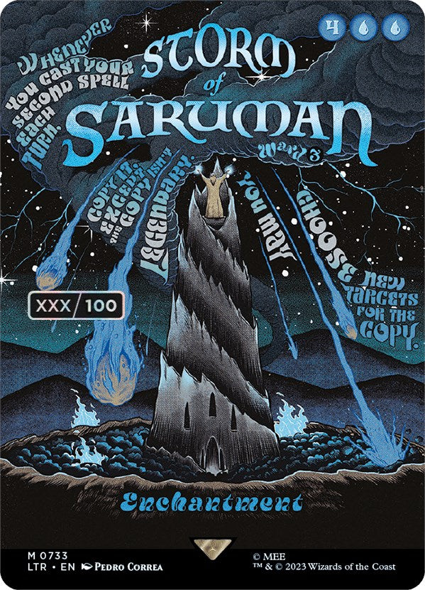 Storm of Saruman (Borderless Poster) (Serialized) [The Lord of the Rings: Tales of Middle-Earth] | Enigma On Main