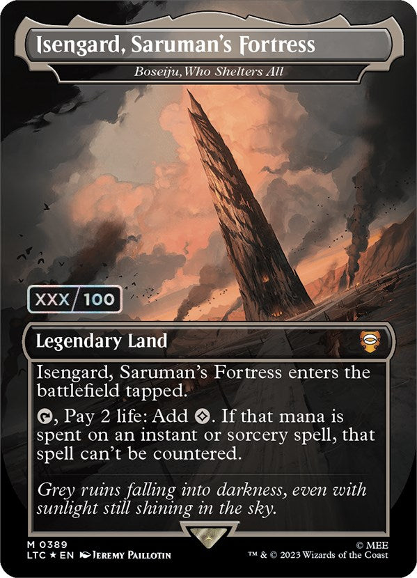 Isengard, Saruman's Fortress - Boseiju, Who Shelters All (Serialized) [The Lord of the Rings: Tales of Middle-Earth Commander] | Enigma On Main