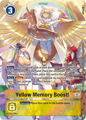 Yellow Memory Boost! [P-037] (Digimon Adventure Box 2) [Promotional Cards] | Enigma On Main