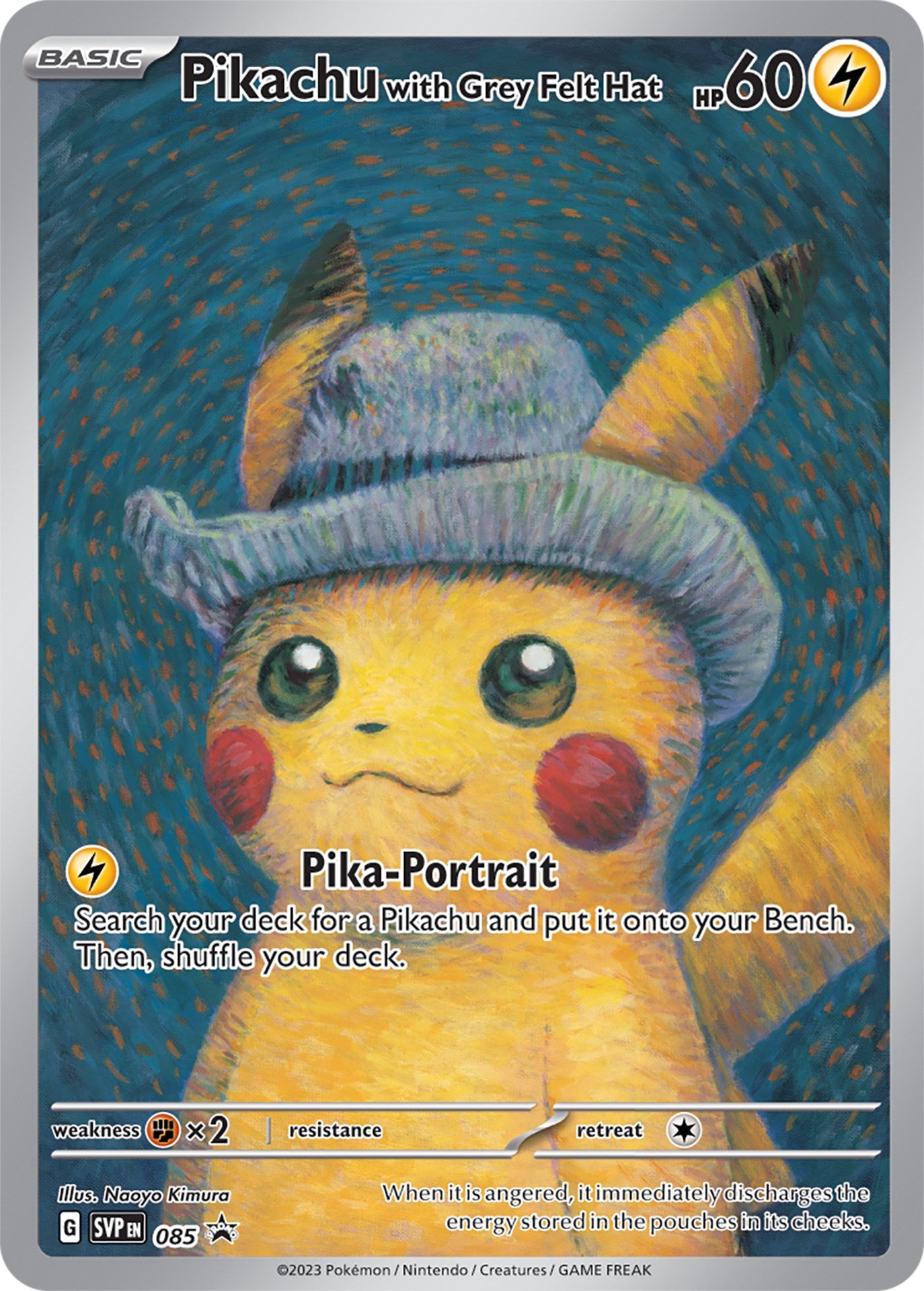 Pikachu with Grey Felt Hat (085) [Scarlet & Violet: Black Star Promos] | Enigma On Main