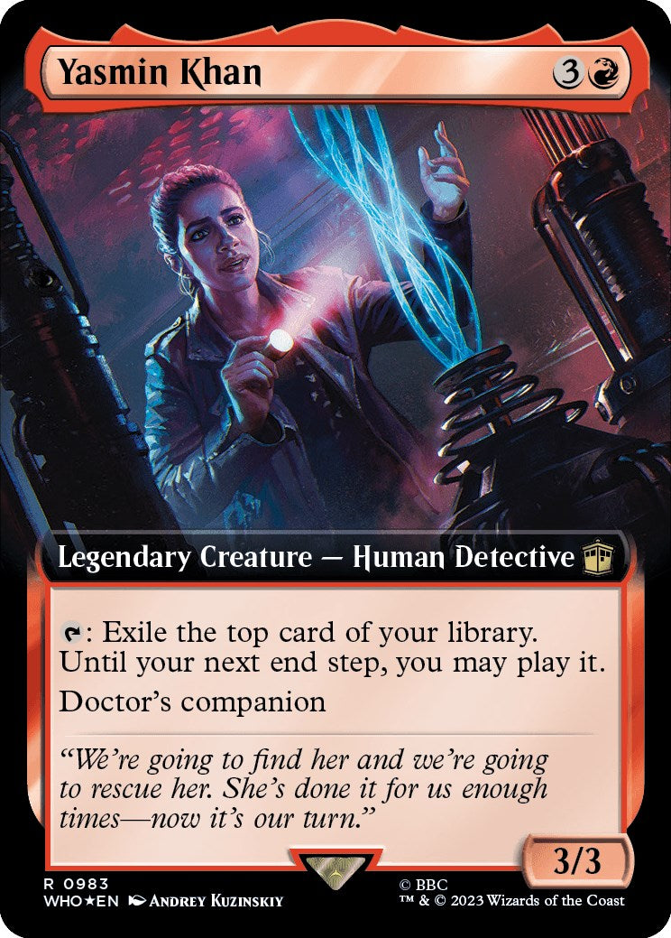 Yasmin Khan (Extended Art) (Surge Foil) [Doctor Who] | Enigma On Main