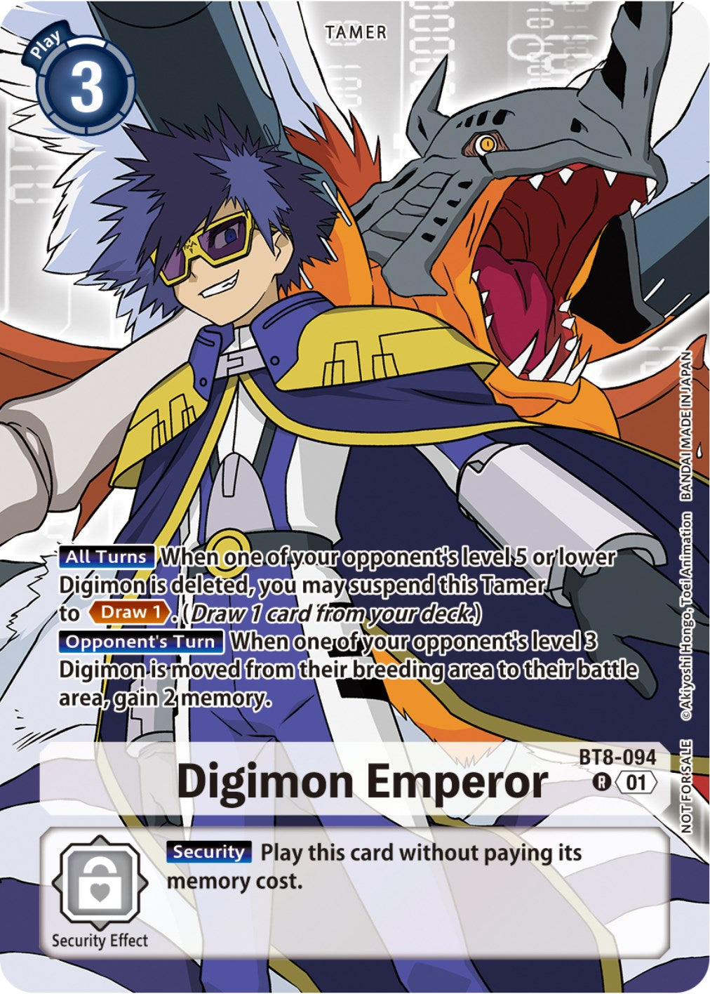 Digimon Emperor [BT8-094] (Tamer Party Pack -The Beginning-) [New Awakening] | Enigma On Main