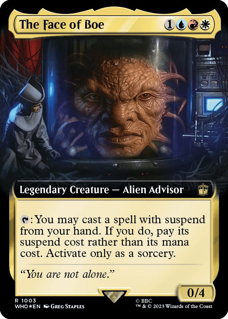 The Face of Boe (Extended Art) (Surge Foil) [Doctor Who] | Enigma On Main