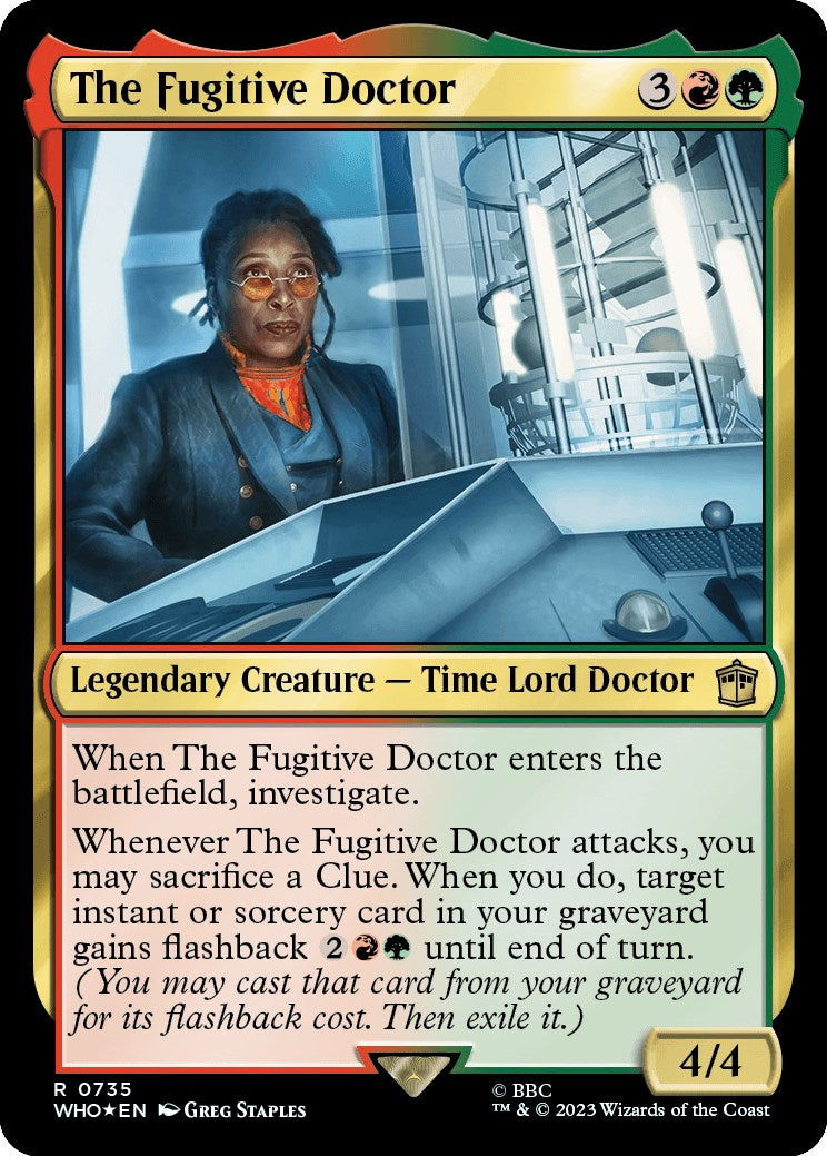 The Fugitive Doctor (Surge Foil) [Doctor Who] | Enigma On Main