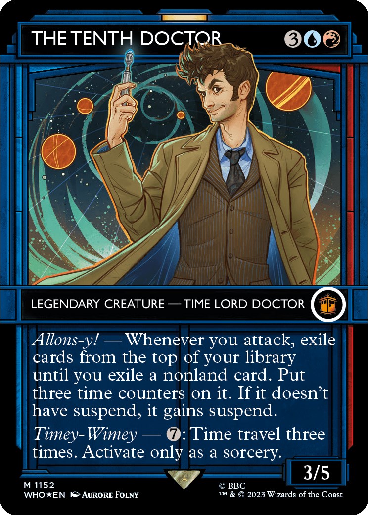 The Tenth Doctor (Showcase) (Surge Foil) [Doctor Who] | Enigma On Main