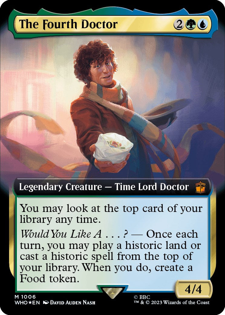 The Fourth Doctor (Extended Art) (Surge Foil) [Doctor Who] | Enigma On Main