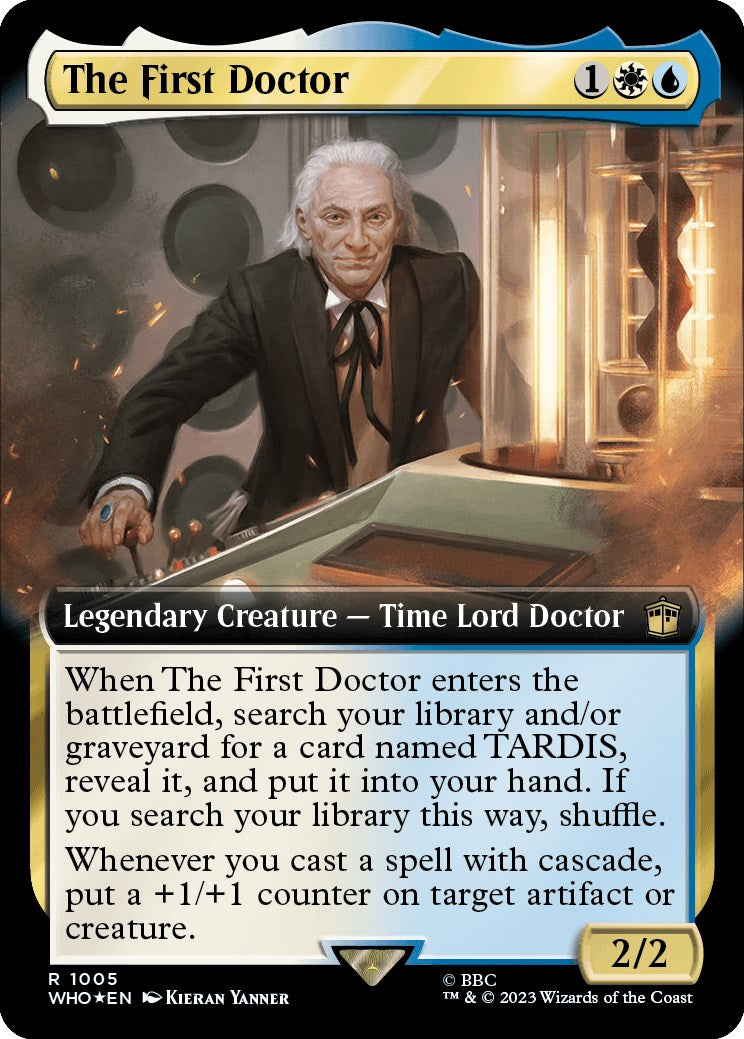 The First Doctor (Extended Art) (Surge Foil) [Doctor Who] | Enigma On Main