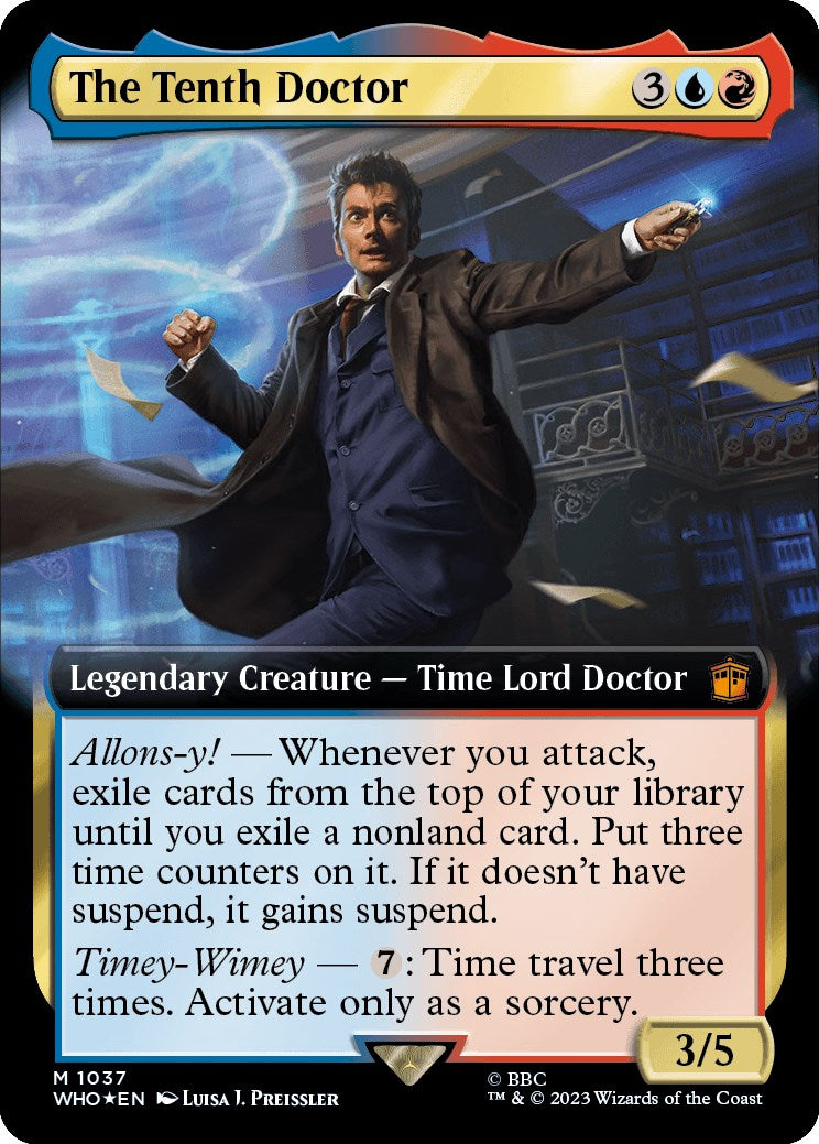 The Tenth Doctor (Extended Art) (Surge Foil) [Doctor Who] | Enigma On Main