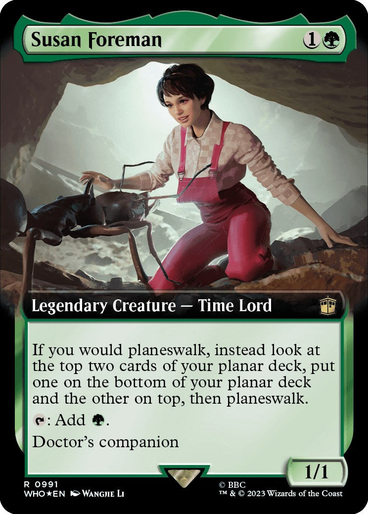 Susan Foreman (Extended Art) (Surge Foil) [Doctor Who] | Enigma On Main