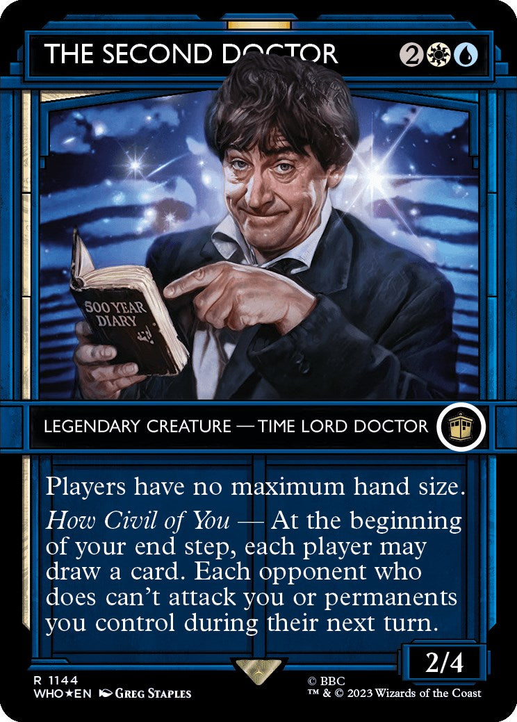 The Second Doctor (Showcase) (Surge Foil) [Doctor Who] | Enigma On Main