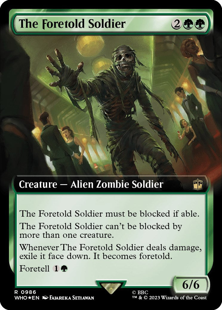 The Foretold Soldier (Extended Art) (Surge Foil) [Doctor Who] | Enigma On Main