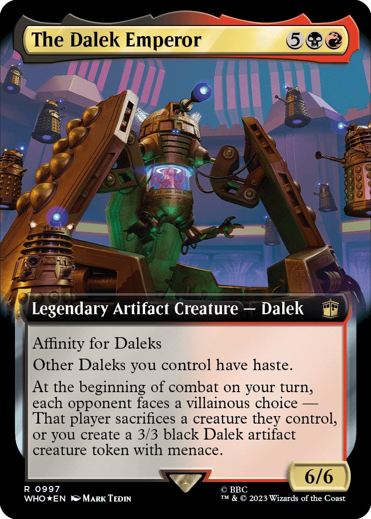 The Dalek Emperor (Extended Art) (Surge Foil) [Doctor Who] | Enigma On Main