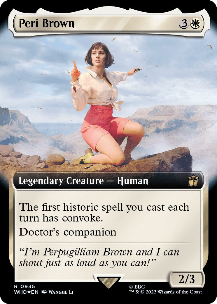 Peri Brown (Extended Art) (Surge Foil) [Doctor Who] | Enigma On Main