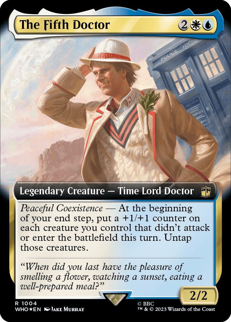 The Fifth Doctor (Extended Art) (Surge Foil) [Doctor Who] | Enigma On Main