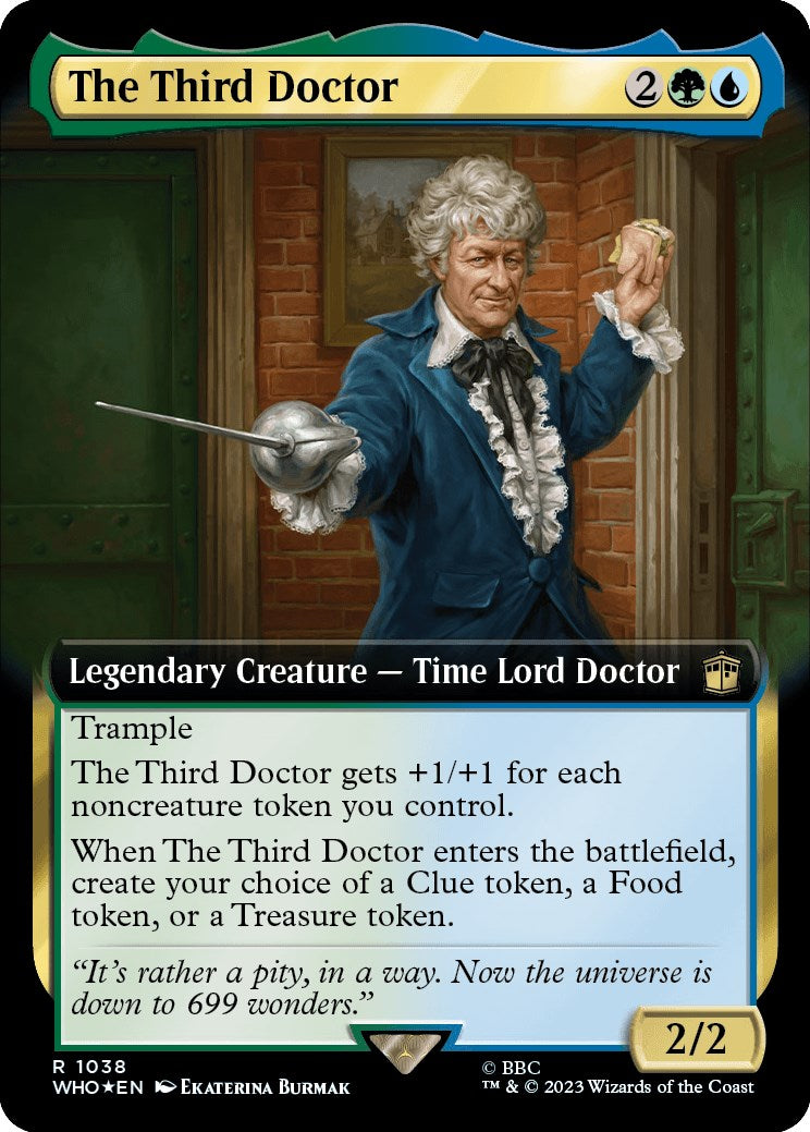 The Third Doctor (Extended Art) (Surge Foil) [Doctor Who] | Enigma On Main