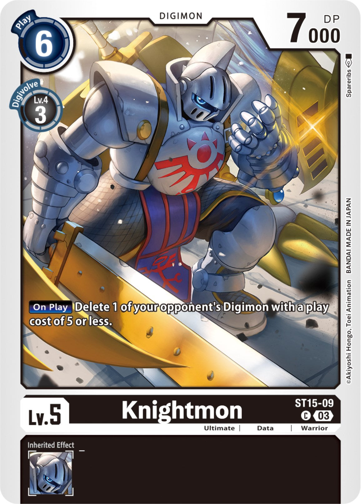 Knightmon [ST15-09] [Starter Deck: Dragon of Courage] | Enigma On Main