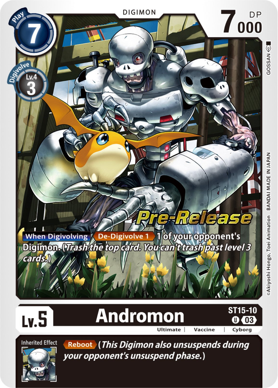 Andromon [ST15-10] [Starter Deck: Dragon of Courage Pre-Release Cards] | Enigma On Main