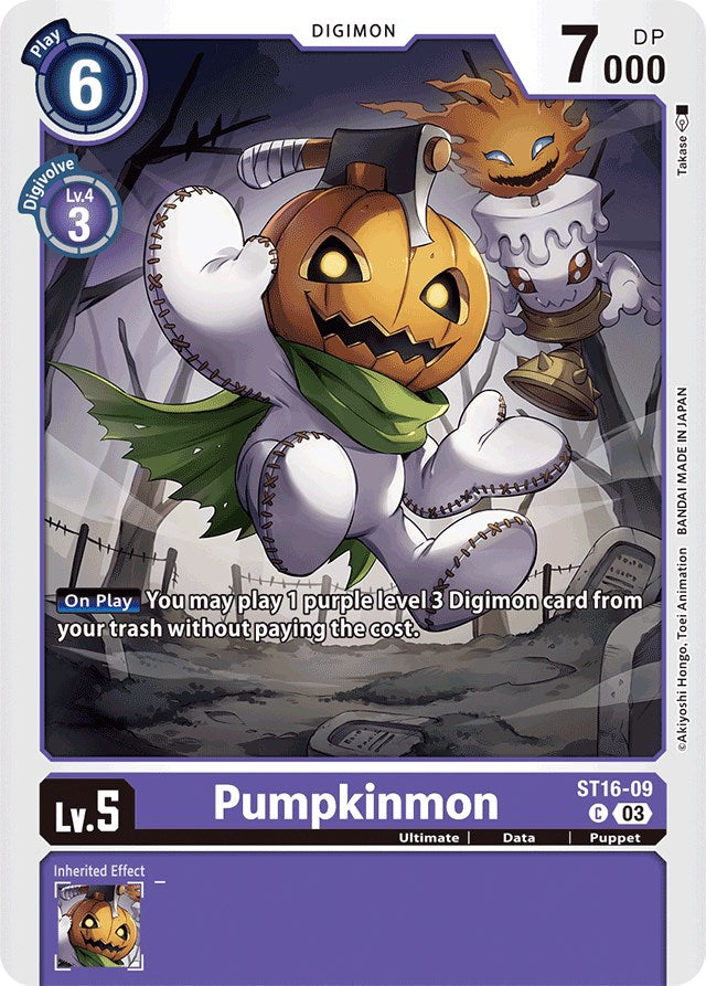 Pumpkinmon [ST16-09] [Starter Deck: Wolf of Friendship] | Enigma On Main