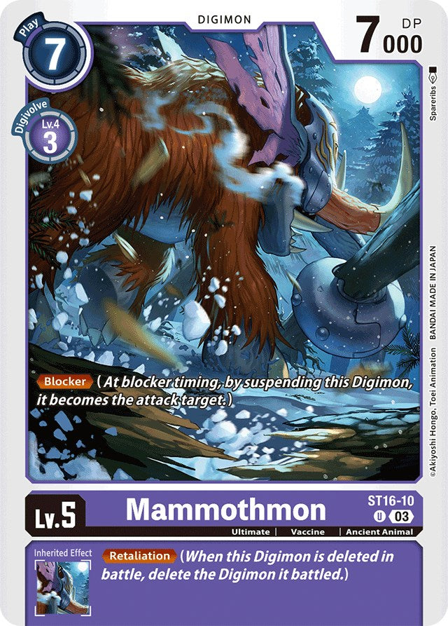 Mammothmon [ST16-10] [Starter Deck: Wolf of Friendship] | Enigma On Main