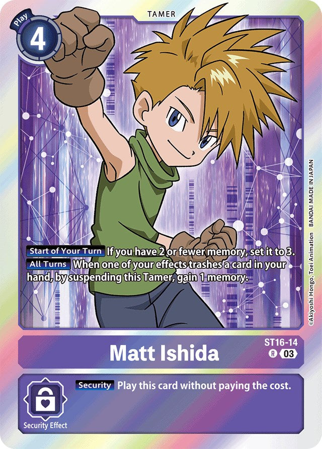 Matt Ishida [ST16-14] [Starter Deck: Wolf of Friendship] | Enigma On Main