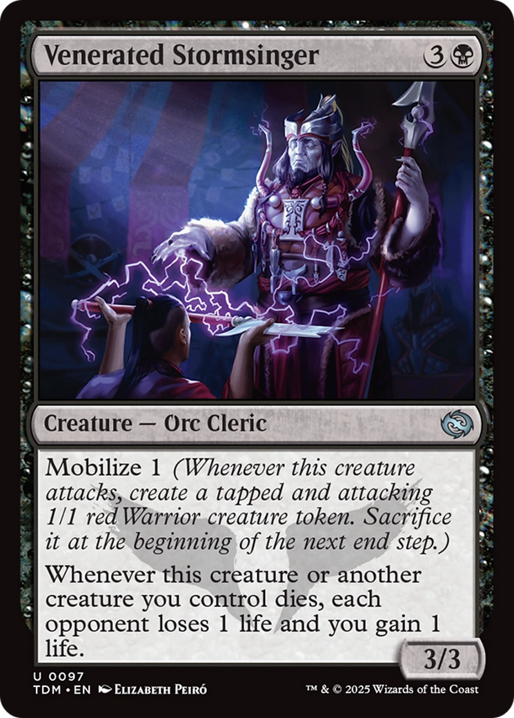Venerated Stormsinger [Tarkir: Dragonstorm] | Enigma On Main