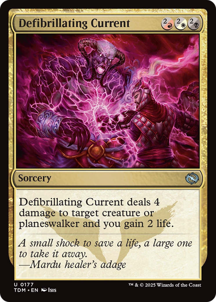 Defibrillating Current [Tarkir: Dragonstorm] | Enigma On Main