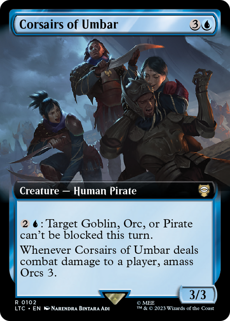 Corsairs of Umbar (Extended Art) [The Lord of the Rings: Tales of Middle-Earth Commander] | Enigma On Main