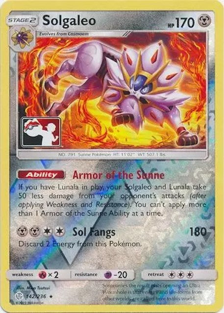 Solgaleo (142/236) [League & Championship Cards] | Enigma On Main