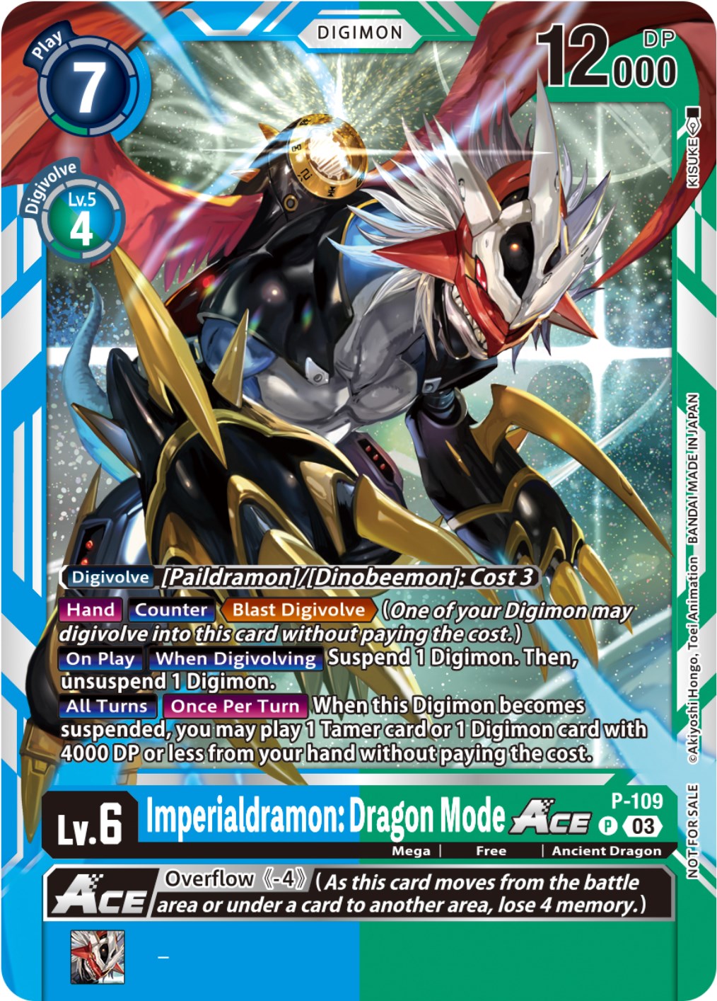 Imperialdramon: Dragon Mode Ace [P-109 ] (NYCC 2023 Demo Deck) [Promotional Cards] | Enigma On Main