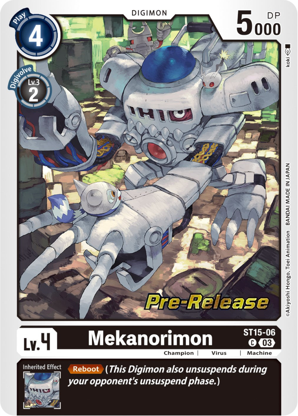 Mekanorimon [ST15-06] [Starter Deck: Dragon of Courage Pre-Release Cards] | Enigma On Main