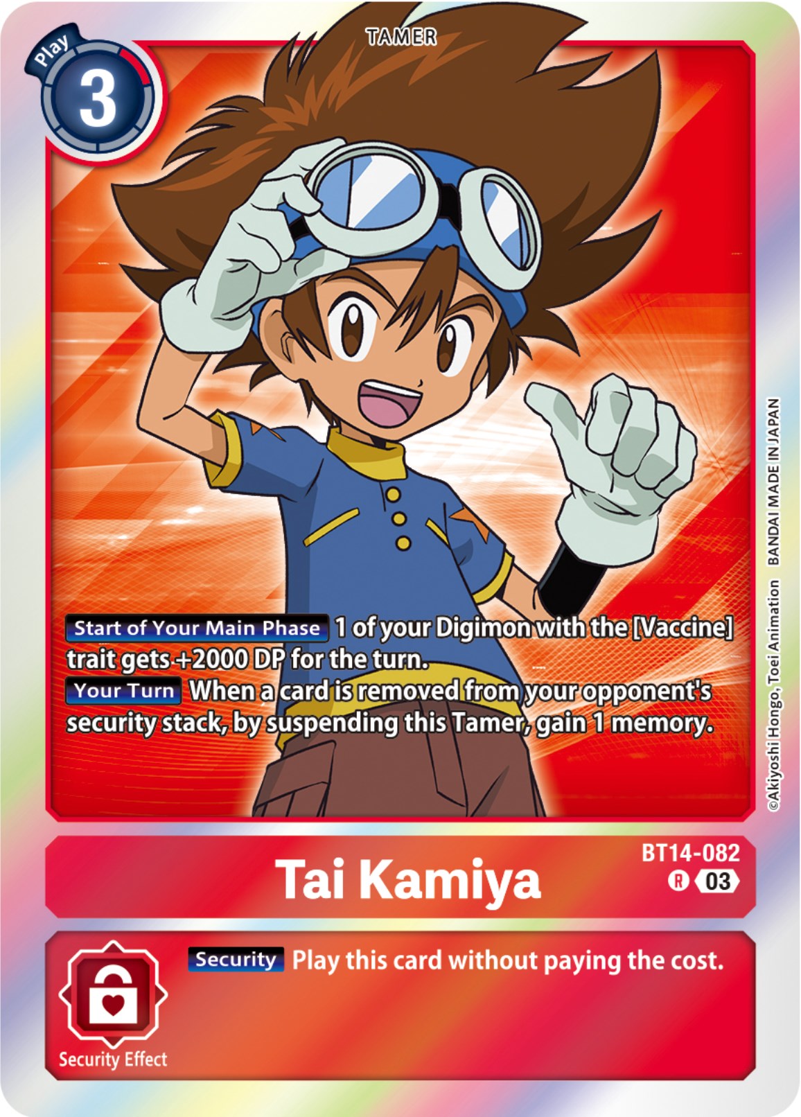 Tai Kamiya [BT14-082] [Blast Ace] | Enigma On Main