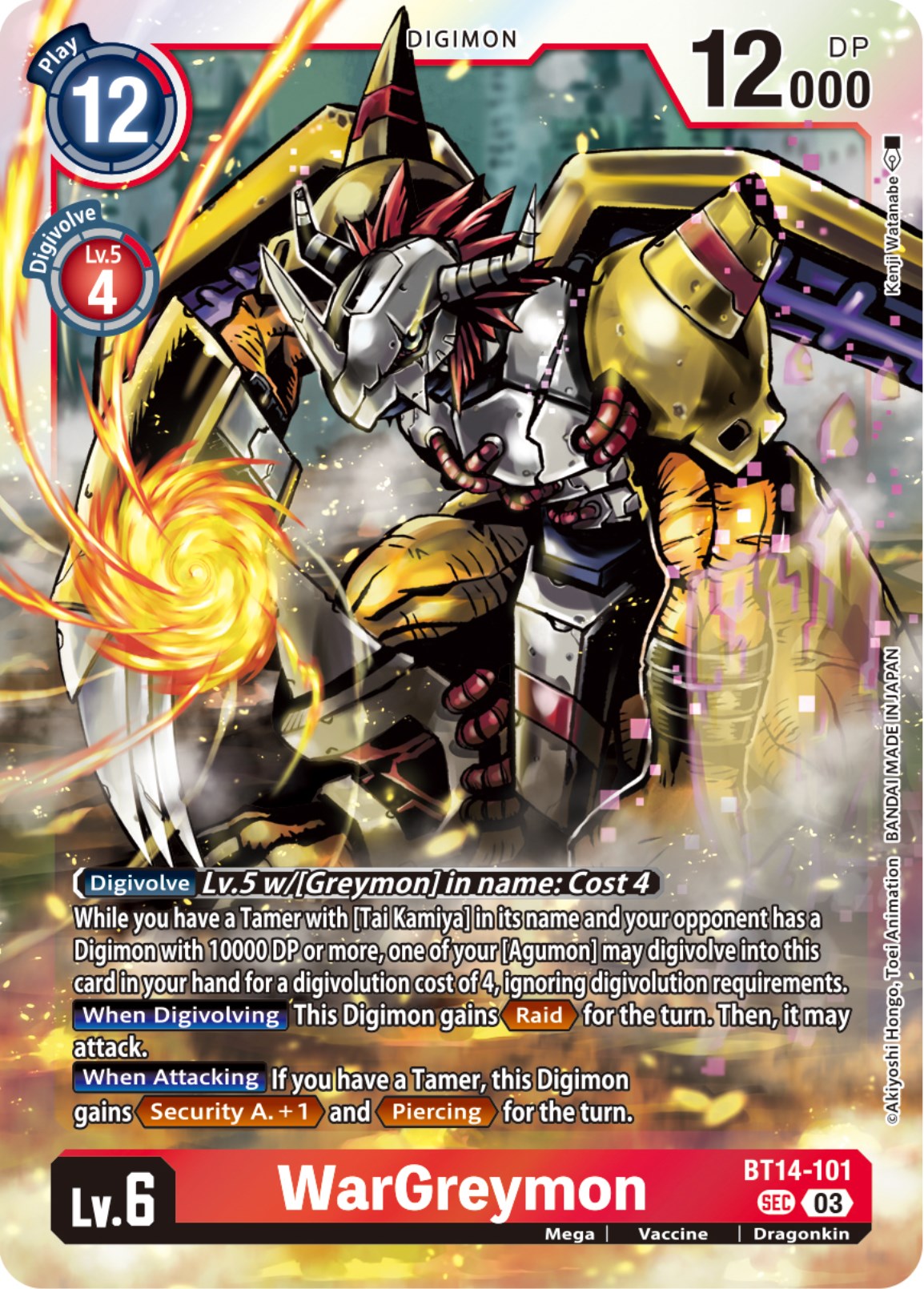 WarGreymon [BT14-101] [Blast Ace] | Enigma On Main