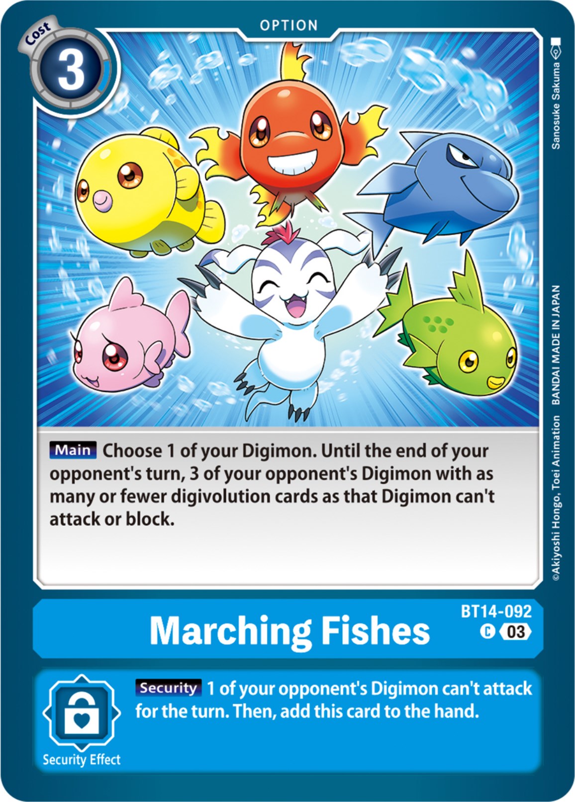 Marching Fishes [BT14-092] [Blast Ace] | Enigma On Main