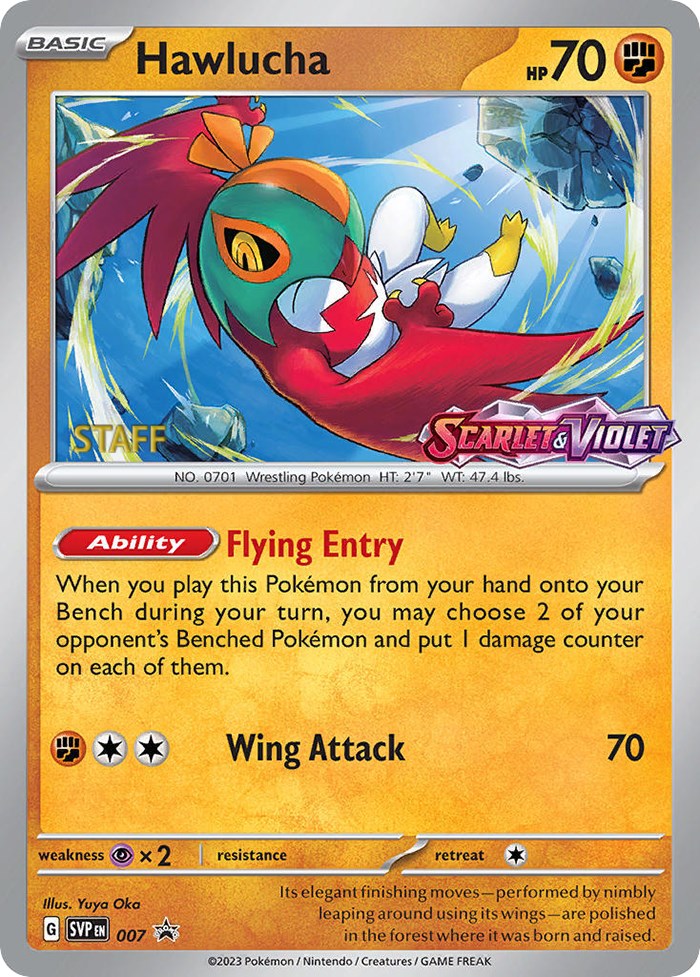 Hawlucha (007) [Staff] [Scarlet & Violet 151] | Enigma On Main
