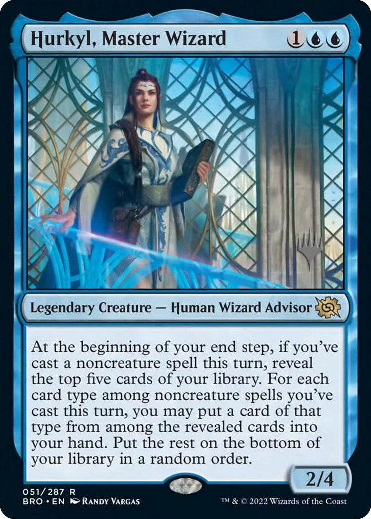 Hurkyl, Master Wizard (Promo Pack) [The Brothers' War Promos] | Enigma On Main