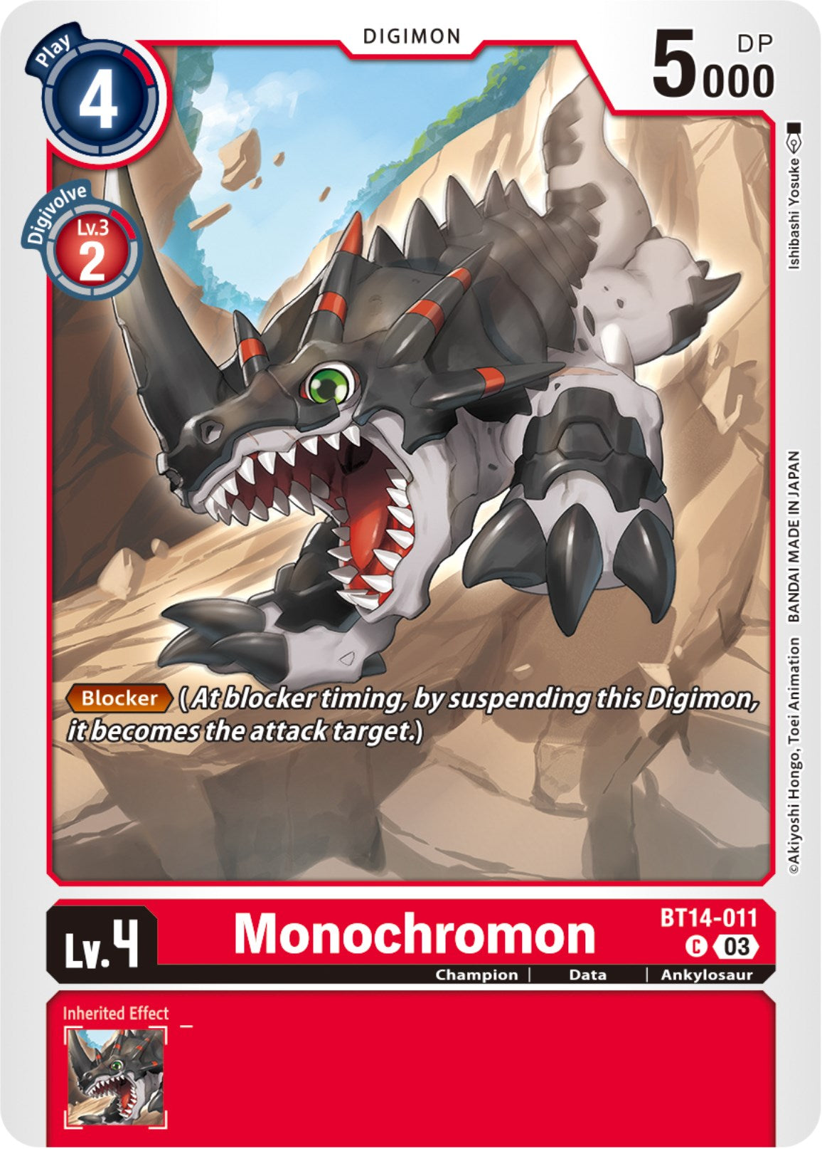 Monochromon [BT14-011] [Blast Ace] | Enigma On Main