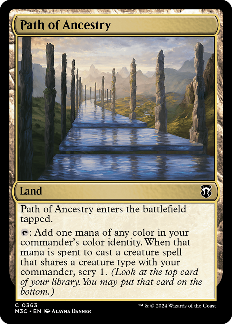 Path of Ancestry (Ripple Foil) [Modern Horizons 3 Commander] | Enigma On Main