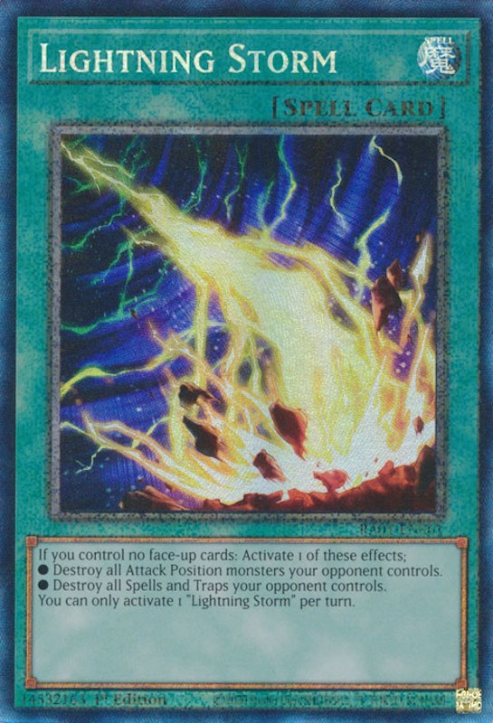 Lightning Storm [RA01-EN061] Prismatic Collector's Rare | Enigma On Main