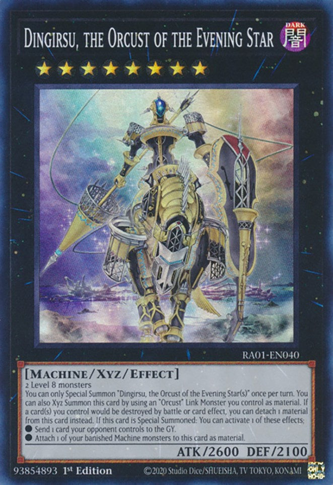 Dingirsu, the Orcust of the Evening Star [RA01-EN040] Super Rare | Enigma On Main