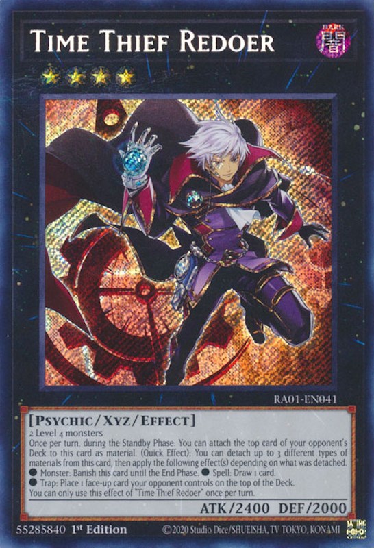 Time Thief Redoer [RA01-EN041] Secret Rare | Enigma On Main