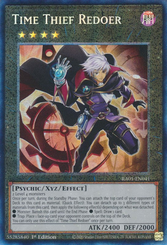 Time Thief Redoer [RA01-EN041] Prismatic Collector's Rare | Enigma On Main