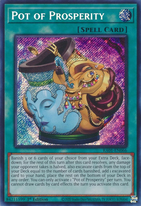 Pot of Prosperity [RA01-EN066] Secret Rare | Enigma On Main