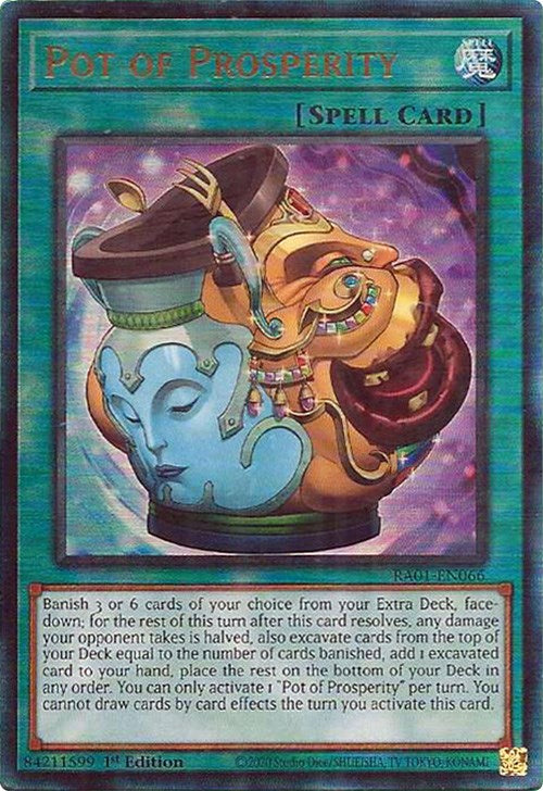 Pot of Prosperity [RA01-EN066] Prismatic Ultimate Rare | Enigma On Main