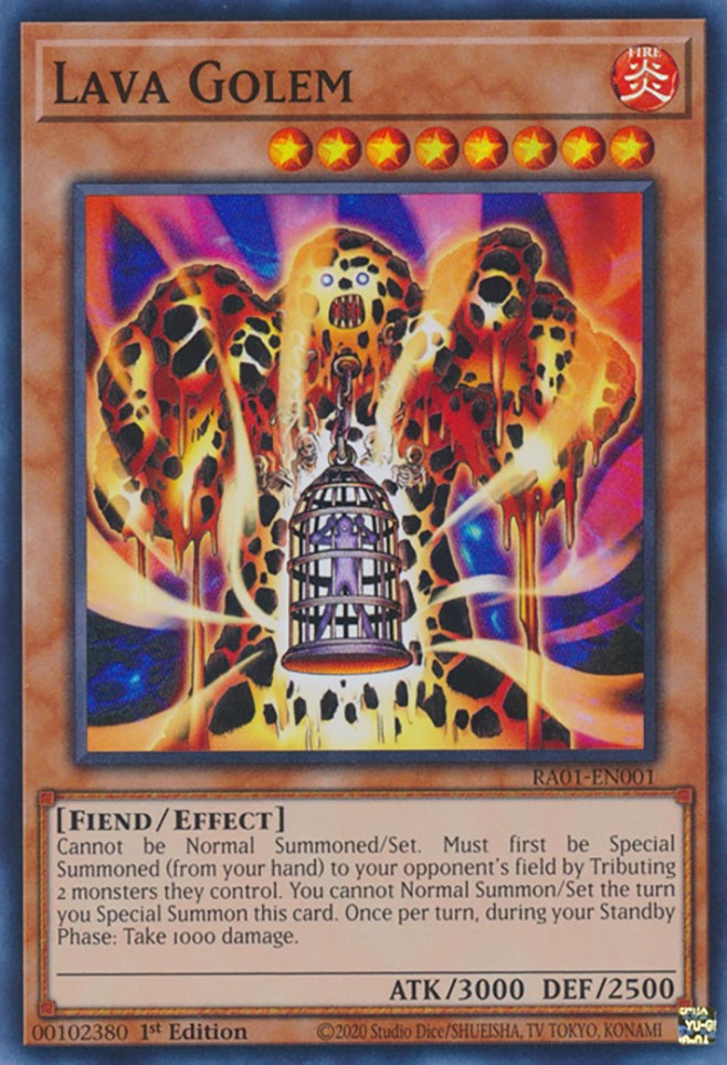 Lava Golem [RA01-EN001] Super Rare | Enigma On Main