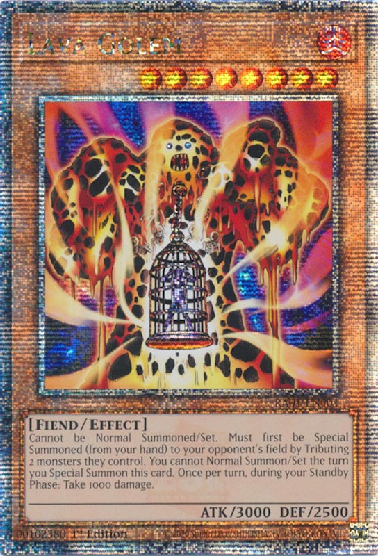 Lava Golem [RA01-EN001] Quarter Century Secret Rare | Enigma On Main