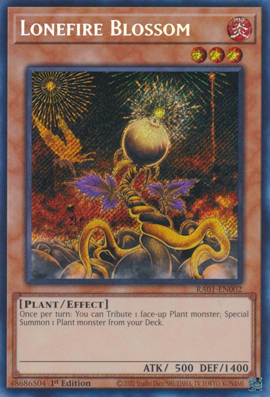 Lonefire Blossom [RA01-EN002] Secret Rare | Enigma On Main