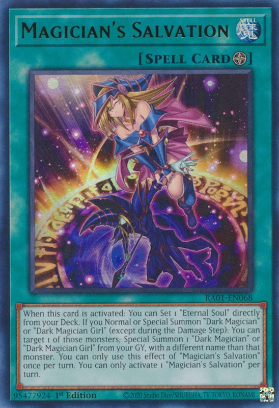 Magician's Salvation [RA01-EN068] Ultra Rare | Enigma On Main