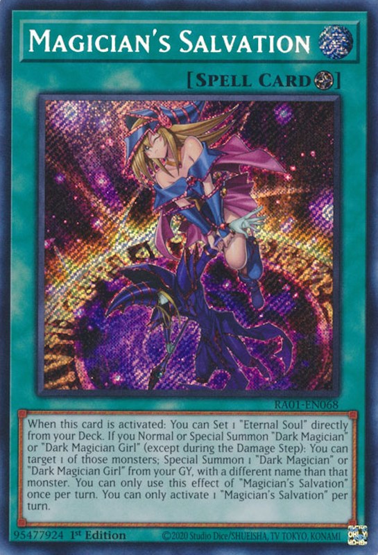 Magician's Salvation [RA01-EN068] Secret Rare | Enigma On Main