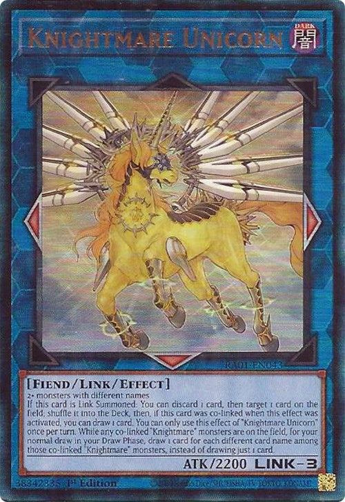 Knightmare Unicorn [RA01-EN043] Prismatic Ultimate Rare | Enigma On Main